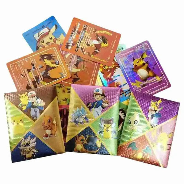 10Pcs English Pokemon Cards Most Colorful Pokemon Vstar VMAX GX MEGA EX Laser Trainer Shining Arceus Battle Card Game Collector Booster Box Amazoline Store
