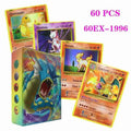 1996 Generation  English Pokemon Cards 60pcs Vmax Charizard Pokemon Card Rare Pikachu Cards Battle Cards Game Amazoline Store