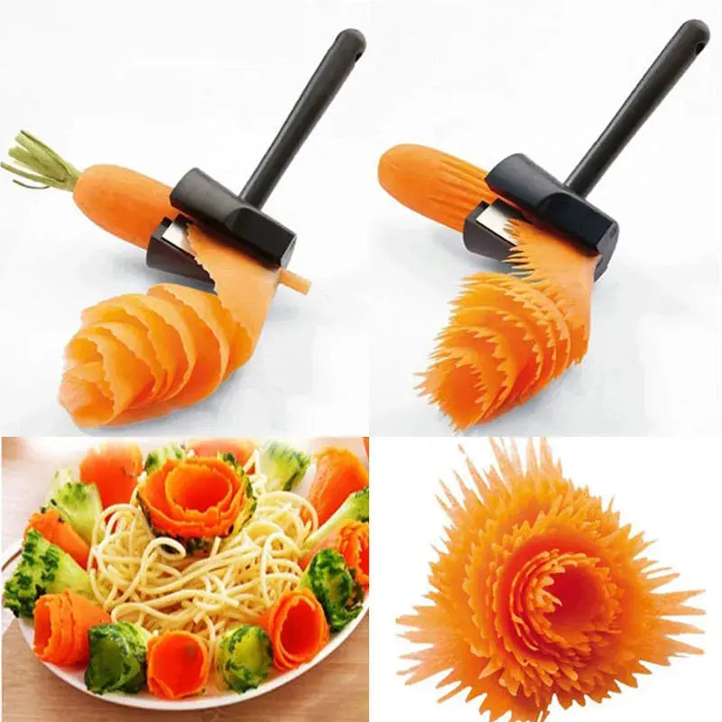 Fruit Shredder Machine Cabbage Vegetable Spiral Slicer Carrot