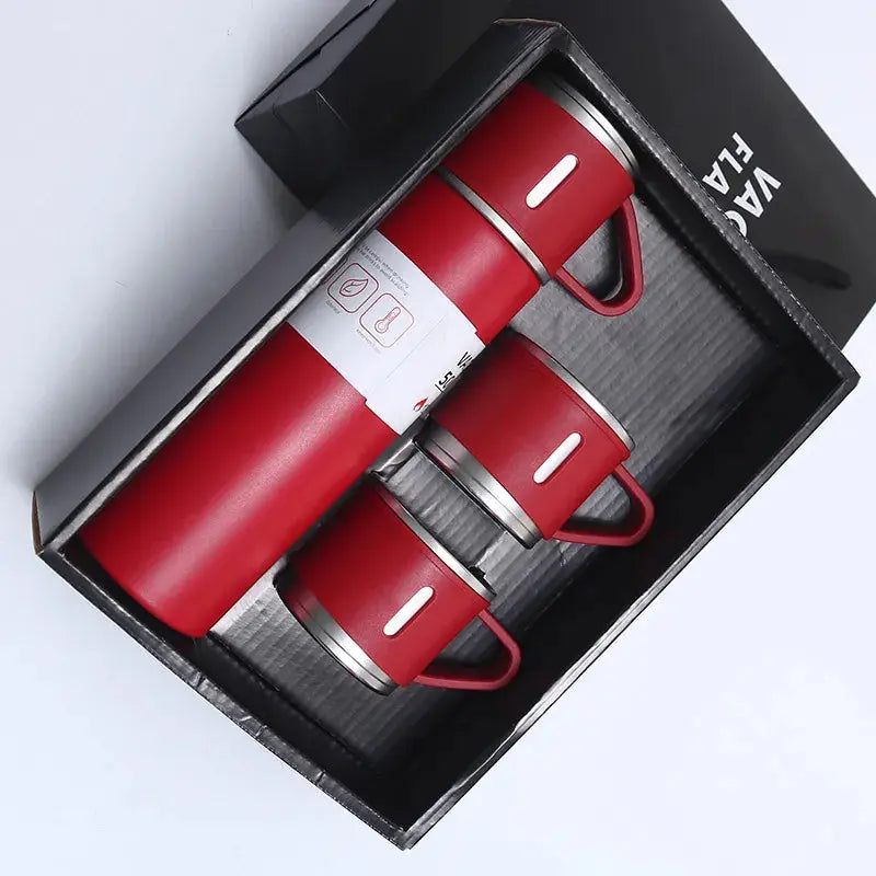 304 Double Wall Hot and Cold Vacuum Flask Gift Set Thermos Stainless Steel  Insul