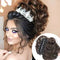 Messy Curly Short Synthetic Hair Extension Chignon Donut Roller Bun Wig Claw Clip In Hairpiece for Women Amazoline Store
