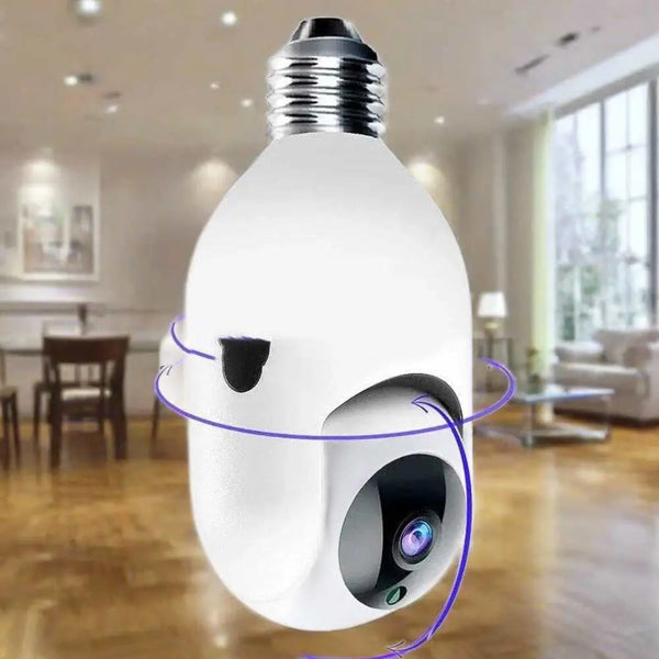 Light Bulb Security Camera Outdoor, Type Home Security Surveillance WIFI Cgdropshipping