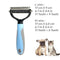 Professional Pet Deshedding Brush 2 Sided Dematting Dog Comb Cat Brush Rake Puppy Grooming Tools Undercoat Shedding Flying Hair Amazoline Store