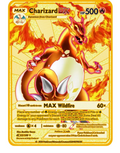 10000 point arceus vmax pokemon metal cards DIY card pikachu charizard golden limited edition kids gift game collection cards Amazoline Store