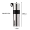 Manual Ceramic Coffee Grinder Stainless Steel Adjustable  Easy Clean Kitchen Tools 2 size Amazoline Store
