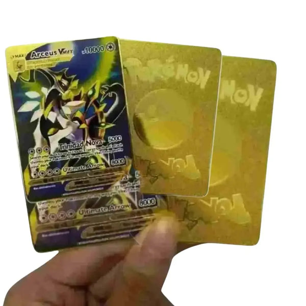 10000 Points Arceus Vmax Pokemon Metal Collection Charizard Pokemon Card Vmax Collectable Pokemon Cards Limited Edition Card Amazoline Store