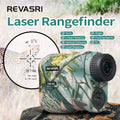 REVASRI Golf Rangefinder with Slope 600M/1000M,Laser Golf Range Finder, Rechargeable with Flag Pole Lock Vibration for Golfing, Hunting, Survey Amazoline Store