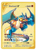 2023 Pokemon Metal Cards Pikachu Vmax Charizard Gengar Eevee snorlax Anime Games Collection Letters Iron Cards Toys Kids Gifts Amazoline Store