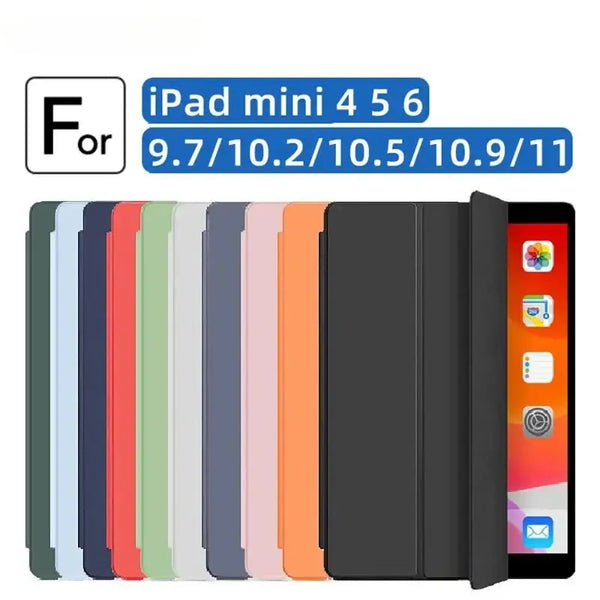 For 2021 iPad Case Cover iPad Cover 8th Generation 7/8/9th For 2018 9.7 5/6th Air 2/3  Mini 4/ 5/ 6 Pro 11 Air 4/5 10th funda Amazoline Store