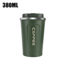 Car Coffee Mug, Thermos Travel Stainless Steel, Leak Proof Insulated Coffee Mug 380/510ML With Lid Amazoline Store