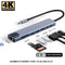8 in 1 USB C Hub USB Adapter To 4k Hdmi Hub Adapter With Sd Tf Rj45 Card Reader Pd Fast Charge For Macbook Notebook Computer Amazoline Store