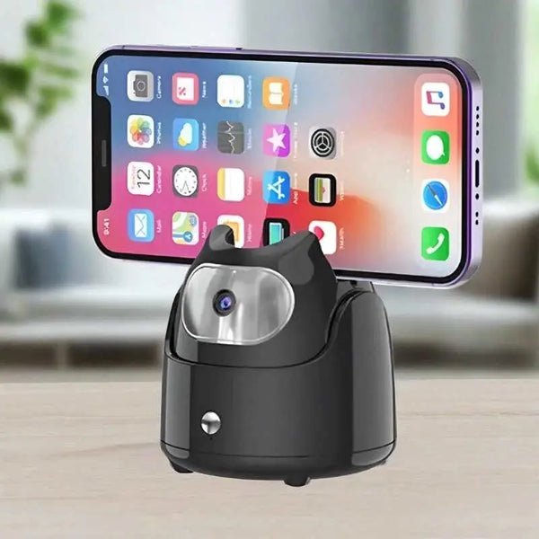 Automatic Face Tracking Gimbal Phone Holder AI Face Recognition APP Selfie Stick 360 Rotation AI APP Free Online Amazoline Store