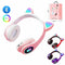 Bluetooth Wireless Headphones Cat Ear Glow Light Stereo Bass Helmets Children Gamer Girl Gifts PC Phone Gaming Headset Amazoline Store