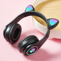 Bluetooth Wireless Headphones Cat Ear Glow Light Stereo Bass Helmets Children Gamer Girl Gifts PC Phone Gaming Headset Amazoline Store