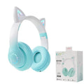 Bluetooth Wireless Headphones Cat Ear Glow Light Stereo Bass Helmets Children Gamer Girl Gifts PC Phone Gaming Headset Amazoline Store