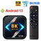 DQ08 Smart TV Box Android 13, Quad Core Cortex A53, RK3528, Support 8K Video 4K HDR10+ Dual Wifi BT, Google Assistant Remote For TV, 2G16G 4G 32G 64G Amazoline Store