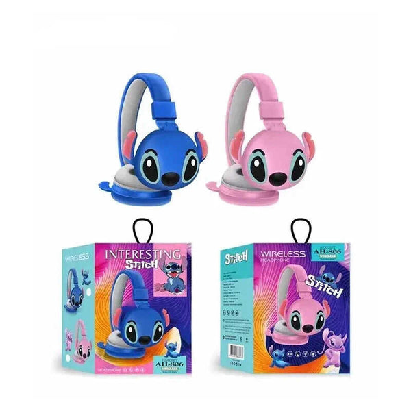 Disney Stitch Headphones, Kids Headphones Wireless, Bluetooth Earphones with Mic Anime Cartoon Kids Gifts Amazoline Store