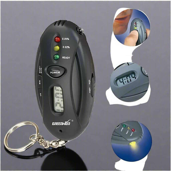 GREENWON Car electronics key chain alcohol tester digital alcohol blood breathing Amazoline Store