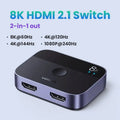 HDMI Switch 4k 8K 60Hz 120Hz 2 in 1 out for TV Xiaomi Xbox PS5 Cable Monitor Amazoline Store