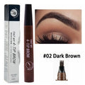 Liquid Eyebrow Pencil, Waterproof Microblading Eyebrow Pen, Tattoo Eyebrow Pencil, 5 Colors Dark Brown 4 Point, Makeup Tools for Eyes Amazoline Store