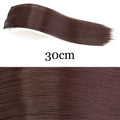 MERISI HAIR Synthetic Invisible Straight Hair Pads Clip In One Piece 2Clips Increase hair volume Hair Extensions Top Side Cover Amazoline Store