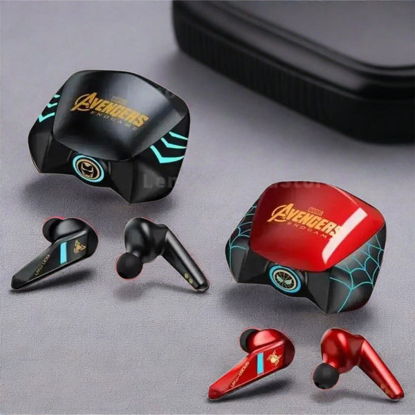 Marvel Iron Man Earphone,  Bluetooth Earbuds Noise Cancelling, Wireless Headset with mic Amazoline Store