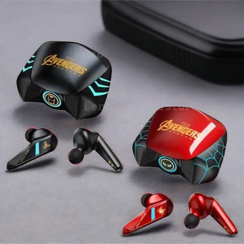 Auriculares Bluetooth Marvel Iron Man SENLIN Impermeable Deporte