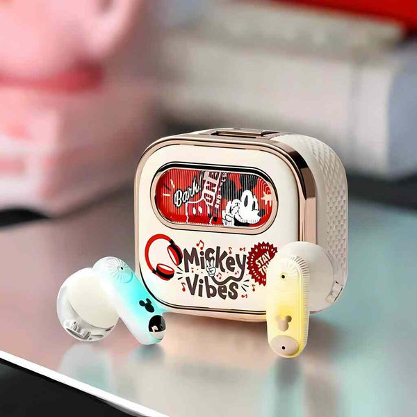 Mickey Mouse Earbuds, Disney Wireless earbuds, TWS Wireless Bluetooth Earbuds, 5.3, Noise Cancelling Gaming Earbuds Amazoline Store