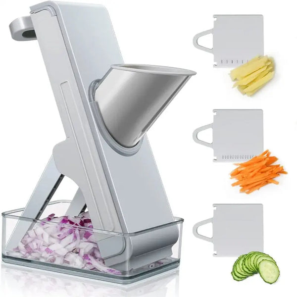 Vegetable salad shredder automatic multi-function electric vegetable cutter  household slicing artifact