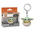 Obi wan Kenobi Keychain, The Child Baby Yoda with Cup Boba, Fett the Mandalorian Pocket , Figure Keychains Amazoline Store