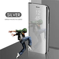 Original Smart Mirror Flip Case For Samsung Galaxy S23 Ultra S22 S21 S20 FE S10 Plus A04 A04S A34 A54 A33 A53 A73 A32 A52 A72 Amazoline Store