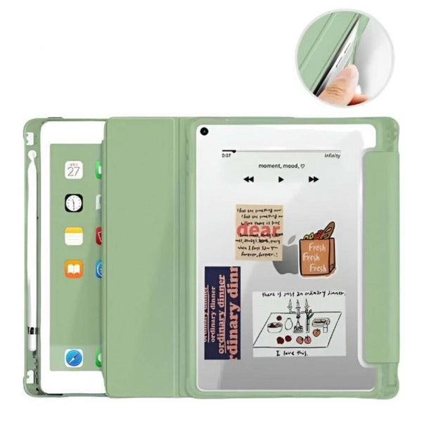 Pencil Holder Case For iPad Air 3 10.5 inch 2019 7th 10.2 8th 2020 10.9 Air 4 Mini 5 Smart Cover 6th generation 9.7 Pro 11 Funda Amazoline Store