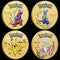 Pokemon Gold Coins Metal Pokemon Coins Set Charizard Coin Pokemon Rare Coins Amazoline Store