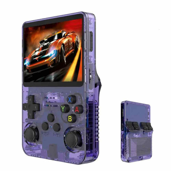 R36S Pocket Retro Game Console, Retro Handheld Game Console, Portable Retro Console 3.5 Inch 64GB 128GB Amazoline Store