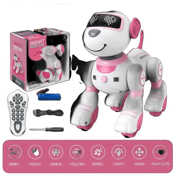 RC Robot Dog Electronic Dog Voice Commands Programmable Touch-sense Music Song Robot Dog for kids Amazoline Store