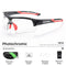ROCKBROS Photochromic Cycling Glasses Bike Bicycle Glasses Sports Men's Sunglasses MTB Road Cycling Eyewear Protection Goggles Amazoline Store