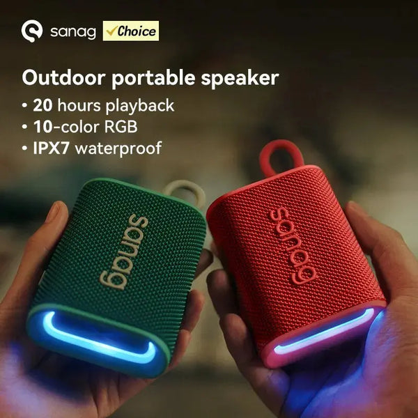 Sanag Speaker M13S PRO Mini Portable Bluetooth Speaker With Subwoofer 5W IPX7 Waterproof Wireless Speaker Amazoline Store