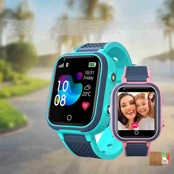 Smartwatch With Video Calling,  Kids Smart Watch Waterproof, Child Safety GPS Tracker Smart Watch, WIFI 4G Amazoline Store