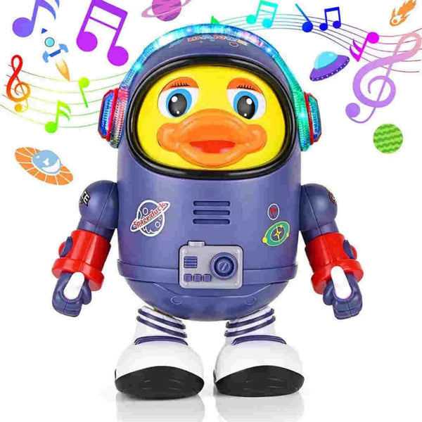 Space Duck Music Interactive Toy Electric with Lights and Sounds Dancing. Amazoline store