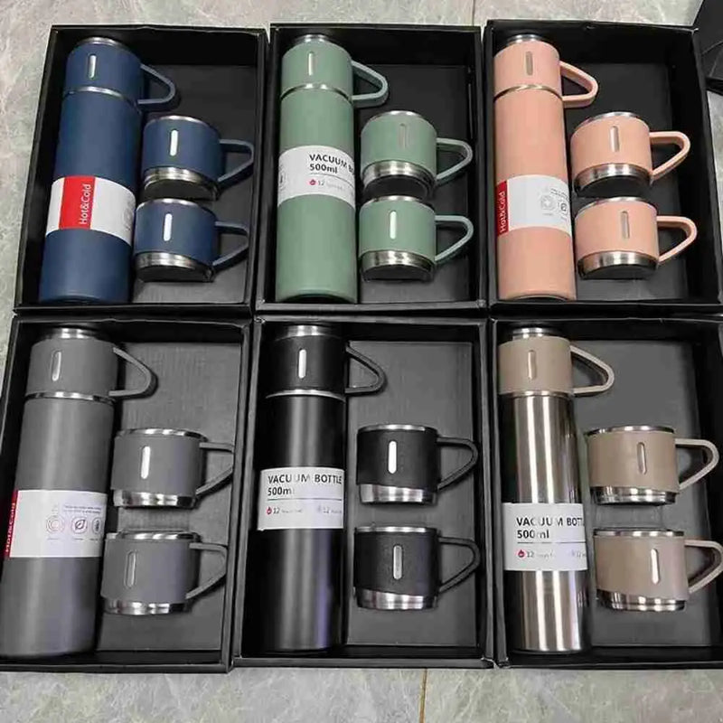 Stainless Steel Thermos Bottle for Hot Coffee Vacuum Thermal Water Bottle  Insula