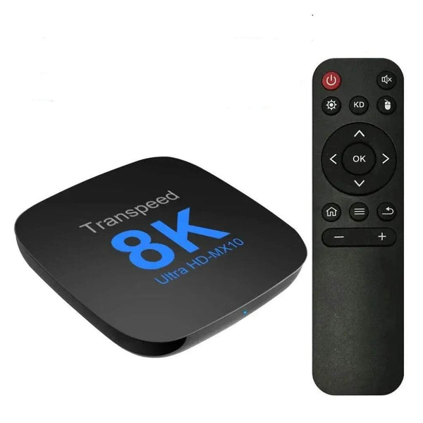 Transpeed TV Box, Media Player for Android TV, ATV Dual Wifi With TV Apps 8K Video BT5.0+ RK3528 Amazoline Store