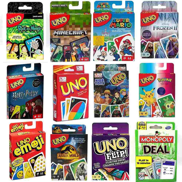 UNO Cards Game Board Game Playing Harry Narutos Super Mario Christmas Card Playing Game Gift For Kids birthday Amazoline Store