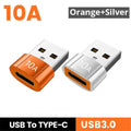 USB 3.0 Adapter Type C To USB Converter 10A Male To Female USB Adapter For MacBook Xiaomi Samsung S20 OTG Connector Type C. Amazoline Store
