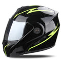 Uchoose Unisex Motorcycle Helmet DOT Certification Double Lens Cross Section Helmet Safety Modular Flip Helm Helmet With Visor Amazoline Store