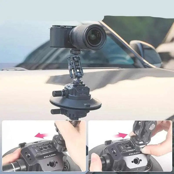 Vacuum Suction Cup Quick Release Suction Mount Camera Cup for Car Holder Stand Bracket for DSLR Action Camera Mount Amazoline Store