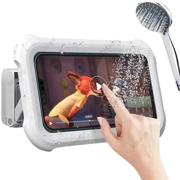 Waterproof Shower Phone Holder, Adjustable Mobile Phone Holder, Wall Mounted Phone Holder, for Bathroom Kitchen. Amazoline Store
