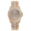 Women Watch Fashion Bling Casual Ladies Quartz Gold Crystal Diamond Amazoline Store