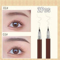 0.01mm Ultra Fine Eyebrows Pencil Waterproof Sweat-proof Liquid Eyebrow Pen Long Lasting Professional Makeup Eye Cosmetics Amazoline Store