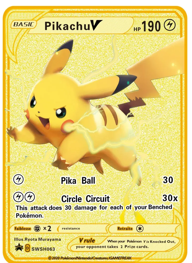 50/100pcs French Pokemon Card Charizard Pikachu Pokeball Cartas