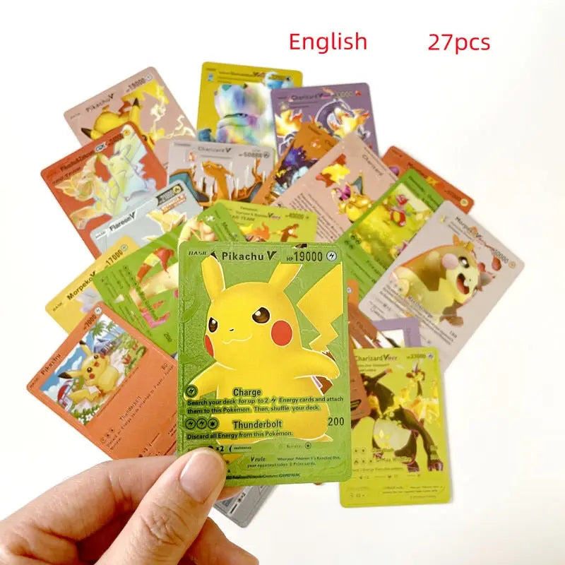 Spanish Pokemon Cards Vstar Vmax  Pokemon Letters Spanish Rainbow